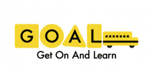 GOAL Official Logo In Yellow With White Background