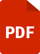 A pdf Icon in red with no background